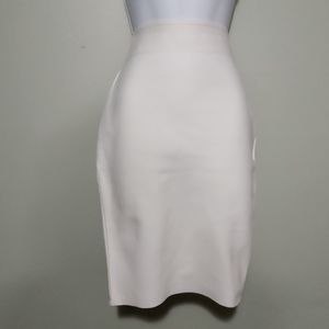 White Bodycon Pencil skirt